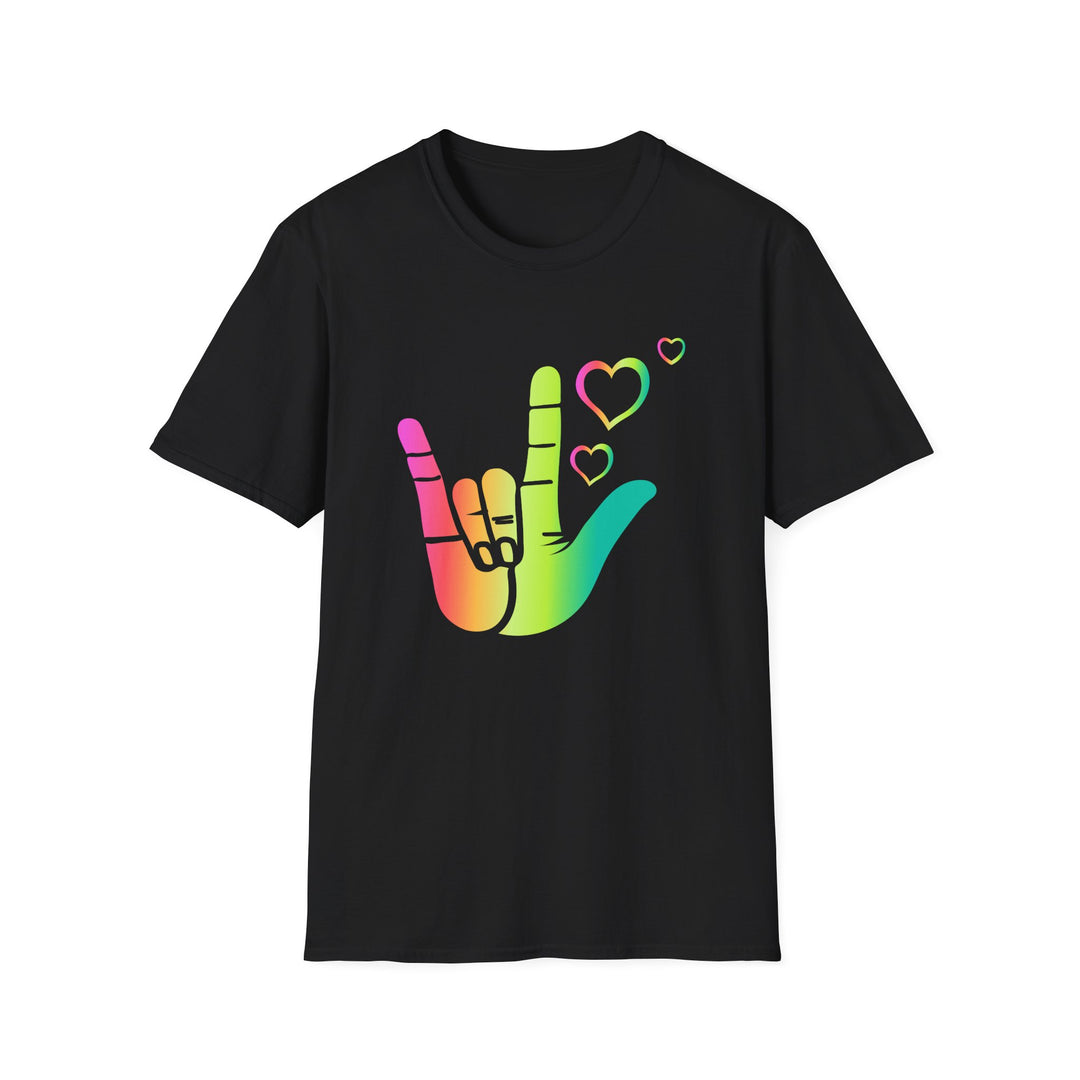 ASL I Love You Sign Language T-Shirt
